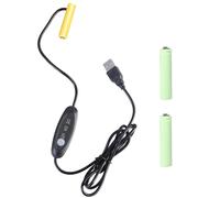 RGYBAO USB 5V2A to 1.5V 3V 4.5V Fake Battery Elimination Cable Power Adapter Cord Replace for 1-3pcs 1.5V 3A LR03 Batteries