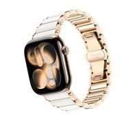 RGYBAO Watch Bracelets Wristband Replacement for Watch 11 9 8 7 Ceramic Like Finish Smartwatch Adjustable Straps for Women Men Easy Installation