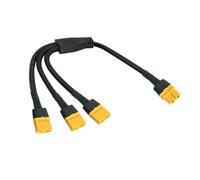 RGYBAO XT60H Distribution Cable 1 to 3 Splitter Harness, 14AWG 35cm Y Cable for Managing Multiple Power Lines in Outdoor Backup Setups and Worktable Layouts