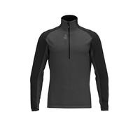 rh+ Men's Kyril Half Zip Jersey, Graphene/Black, XL