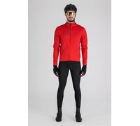 rh+ Men's Stylus Thermo Softshell Jacket, Red Code/Black/Refex, 3XL