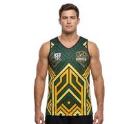RH MMVII Mens Summer Beach Vest Rugby Training Singlet (UK, Alpha, S, Regular, Regular, Cape Town Cobras)