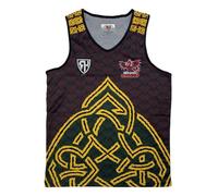 RH MMVII Mens Summer Beach Vest Singlet Taiaha Fighting Maoris Patagonia Gauchos Osaka Super Sumos Long Bay Lions Bondi Beach Marlins (UK, Alpha, L, Regular, Regular, Draig Cymru)