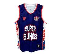 RH MMVII Summer Beach Rugby Basketball Vest Singlet Taiaha Fighting Maoris Patagonia Gauchos Osaka Super Sumos Long Bay Lions Bondi Beach Marlins (UK, Alpha, 5XL, Regular, Regular, Sumos)