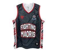 RH MMVII Summer Beach Rugby Basketball Vest Singlet Taiaha Fighting Maoris Patagonia Gauchos Osaka Super Sumos Long Bay Lions Bondi Beach Marlins (UK, Alpha, 4XL, Regular, Regular, Maoris)