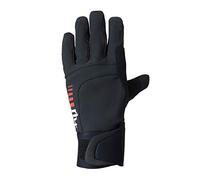 rh+ Unisex Storm Gloves, Black/Red, XXXL