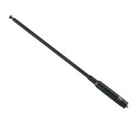 RH660S High-Gain Dual-Band Telescopic 3dB/5dB Gain 144/430MHz Stainless Steel for -Female and -Male Compatible with Kenw(-Female)