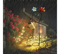 RHAIQBVC Solar Watering Can Lights Outdoor Garden Ornaments Waterproof Solar Water Kettle Lamp for Patio Yard Lawn Decorations Unique Gift Ideas for Mum