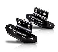 RHAOCZIYAUTO Upgraded Billet Aluminum Rear Hatch Hinges Black Pair Compatible with Chevrolet Camaro 1982-1992, for Pontiac Firebird 1982-1992, Replace 484-HH8292-CMC, CBW-064