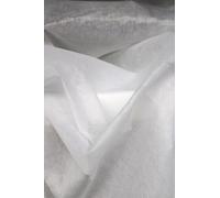 Rhapsew Lightweight Fusible Iron-On Interfacing Fabric - 150cm Wide, White, Black, Charcoal, Polyester, Per Metre - Continuous Length (White)