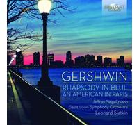 RHAPSODY IN BLUE/AN AMERICAN IN PARIS 2 CD NEW GERSHWIN,GEORGE