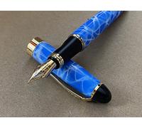 Rhapsody Jinhao x450 Fountain Pen 0.5mm Medium-Fine Nib Ink Pens (Blue Sky)