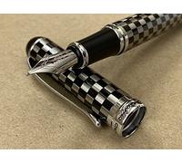 Rhapsody Jinhao x750 Fountain Pen 0.5mm Medium-Fine Nib Ink Pens (Checker-Board)