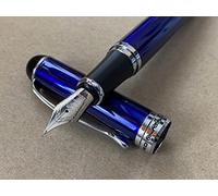 Rhapsody Jinhao x750 Fountain Pen 0.5mm Nib Ink Pens (Electric Blue)