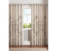 Ted Baker 'Rhapsody' Cotton Lined Curtains in Cream | Size: 228 cm width x 183 cm drop Ted Baker Cream 228 cm width x 183 cm drop