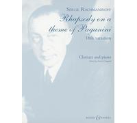 Rhapsody on a Theme of Paganini: Variation No. 18. op. 43. Clarinet and Piano.
