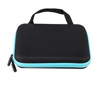 Rhawuy 63 Slots Essential Oil Organizer | First - class EVA Storage Bag for Aromatherapy Oils/Nail Polish | Portable & Sturdy Design | Holds 1-3ml Bottles, Lightweight Travel Case (Blue)