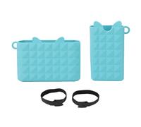 Rhawuy Beach Bag Phone Holder Set of 4 | Water - Impermeable Silicone Storage Pouch for Cell Phone/Keys/Small Items | Particle - Blocking & Ventilated Design (Mint Green)