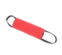Rhawuy Dog Bite Tug Toy for Aggressive Chewers | High Strength Fabric Stop Destructive Chewing | Ergonomic Secure Hand Strap for Training/Backyard/Park | Long Lasting Obedience Tool (Red)