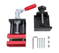 Rhawuy Shaft Vise Clamp | 4-13mm Adjustable Grip Removal Tool | Portable Table Vise for Regripping Putters/Irons | Aluminum Alloy, Secure Rubber Pad