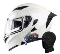 RHBDDHV Modular Motorcycle Helmet ECE Approved Flip-up Motorbike Helmet with Dual Visor and Bluetooth Dual Speakers for Adults Men Women, Lightweight Modular Helmet Touring