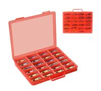 RHCOM Toy Storage Organizer Case for Hot Wheels Car, for Matchbox Cars, for Mini Toys, for Small Dolls. Carrying Box Container Carrier with 24 Compartments.(Box Only) (Red)