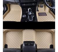 RHD Car Floor Mats Carpet Leather Custom Front And Rear Foot Pad For Subaru For Forester 2021 2020 2019 Waterproof Floor Liners(RHD 3pcs beige)
