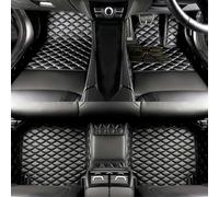 RHD Custom PU Leather Full Coverage Car Floor Mats for Lexus UX Electric 2020-2023, Full Set Carpet Fit All Weather Floor Liners,A