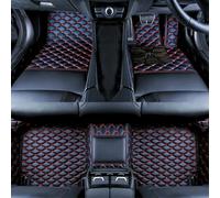 RHD Custom PU Leather Full Coverage Car Floor Mats for Renault Spring 2021-2023, Full Set Carpet Fit All Weather Floor Liners,C