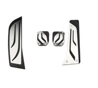 RHD Footrest Pedal Pad Cover For BMW F20 F30 F31 316i 320i 328i 1 3 4 Series Sport Gas Brake Foot Pedal Cover Rest Pedals Kit Car Foot Pedals Pedal Foot Treadle Pad(MT with Rest)