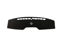 RHD LHD Car Dashboard Cover Dashmat Pad Carpet Dash 2 Layers For Ford For Mustang 6th Gen 2015 2016-2022 2023(Black,LHD)