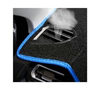 RHD LHD Car Dashboard Cover Dashmat Pad Carpet Dash 2 Layers For Ford For Mustang 6th Gen 2015 2016-2022 2023(Blue,RHD)