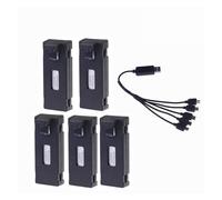 RHDFNFF 3.7V 6500mAh Rechargeable Lipo Battery Compatible For RC Drone E88 E88PRO E99 S2 P1 K3 P10 A13 S98 E525 RC Quadcopter Parts Battery+charger(As shown d)