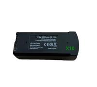 RHDFNFF 7.4V 3000mAh Battery Compatible For V168 8K GPS Drone/RC Quadcopter V168 Pro Max Drone Spare Battery Dron Parts Accessories(As shown 10)