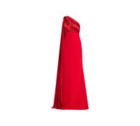 Rhea Costa one-shoulder draped dress - Red 42-44-46-48