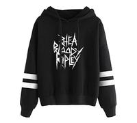 Rhea Ripley Fashion Men's Hoodie Casual Loose Tracksuit (Black,S)