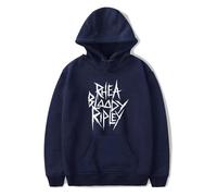 Rhea Ripley Print Fashion Men's Hoodie Casual Loose Hoodie Street (Navy,XL)