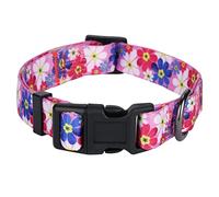 Rhea Rose Dog Collar Special Design Personalized Cute Girl Soft Collars Sunflower, Medium