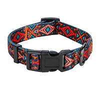 Rhea Rose Tribal Dog Collar Aztec Pattern Adjustable Collars Large