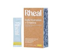 Rheal Hydration + Creatine Sachets, 7 Pack, Ready to Mix, Sugar Free Electrolytes & Vitamins, Daily Hydration, Energy, Focus, Performance & Recovery - Lemon & Lime