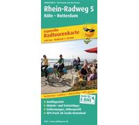 Rhein-Cycle Path 5, Cologne - Rotter: Leporello Radtourenkarte mit Ausflugszielen, Einkehr- & Freizeittipps, wetterfest, reissfest, abwischbar, GPS-genau. 1:50000