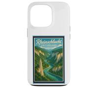 Rheinschlucht Swiss Grand Canyon Switzerland Vintage Graphic Case for iPhone 13 Pro