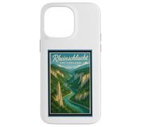 Rheinschlucht Swiss Grand Canyon Switzerland Vintage Graphic Case for iPhone 14 Pro Max