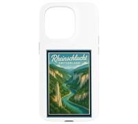 Rheinschlucht Swiss Grand Canyon Switzerland Vintage Graphic Case for iPhone 15 Pro
