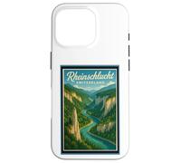 Rheinschlucht Swiss Grand Canyon Switzerland Vintage Graphic Case for iPhone 16 Pro