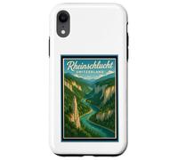 Rheinschlucht Swiss Grand Canyon Switzerland Vintage Graphic Case for iPhone XR