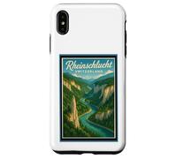 Rheinschlucht Swiss Grand Canyon Switzerland Vintage Graphic Case for iPhone XS Max