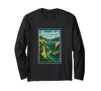 Rheinschlucht Swiss Grand Canyon Switzerland Vintage Graphic Long Sleeve T-Shirt