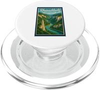Rheinschlucht Swiss Grand Canyon Switzerland Vintage Graphic PopSockets PopGrip for MagSafe
