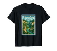 Rheinschlucht Swiss Grand Canyon Switzerland Vintage Graphic T-Shirt